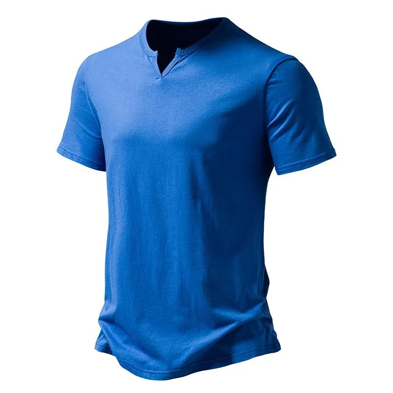 T-shirt de sport uni à manches courtes vintage