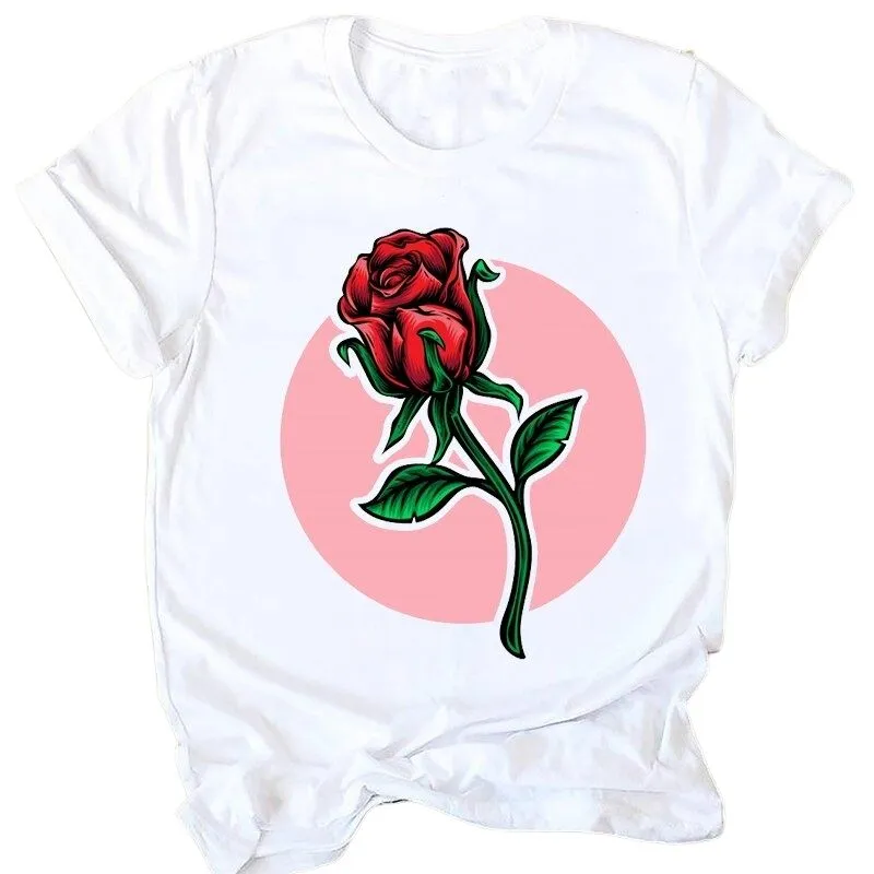 T-Shirt Imprimé Vintage Femme