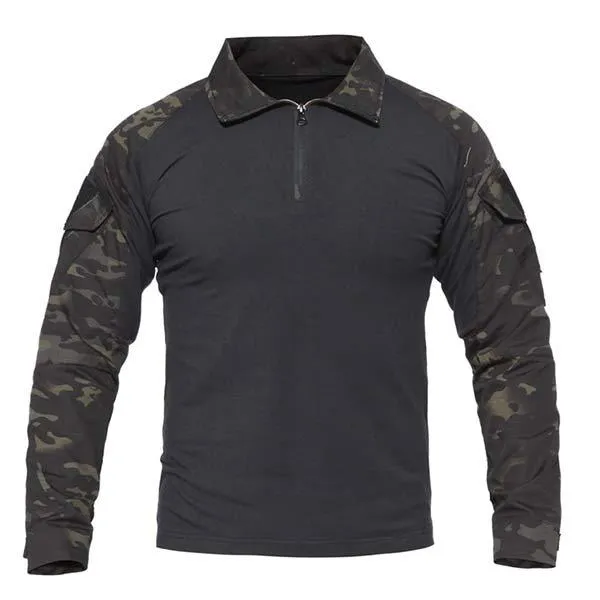 T-Shirt à Manches Longues Camo Vintage