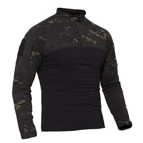 T-Shirt à Manches Longues Camo Vintage