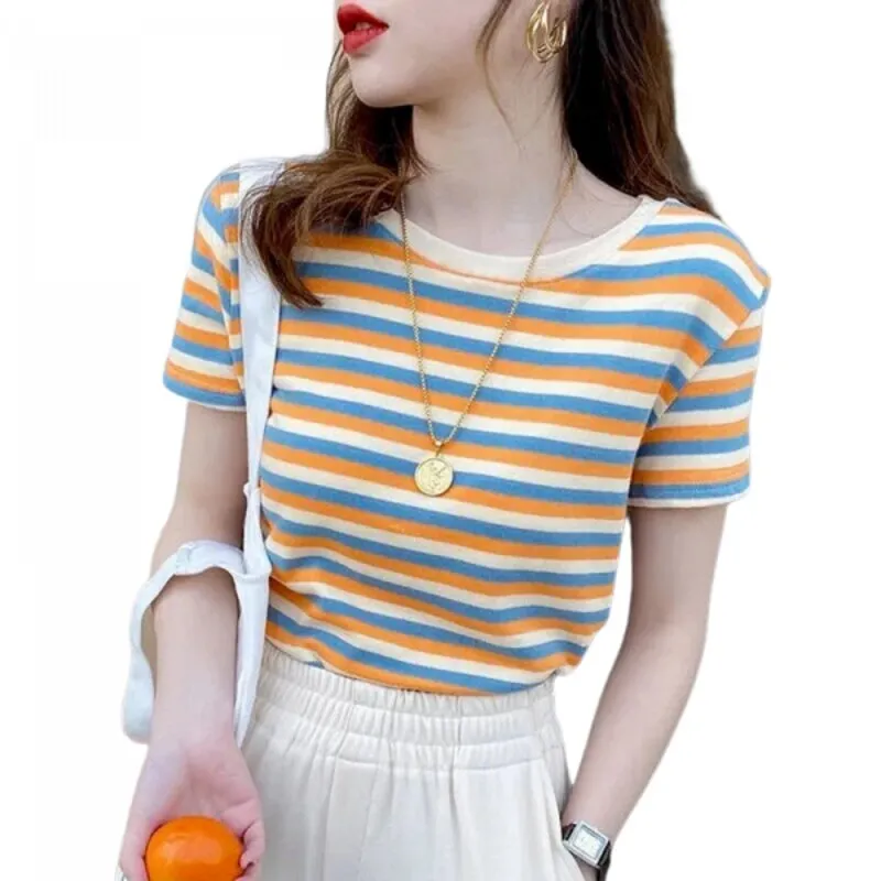 T Shirt Rayures Vintage
