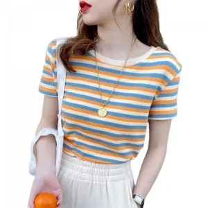 T Shirt Rayures Vintage