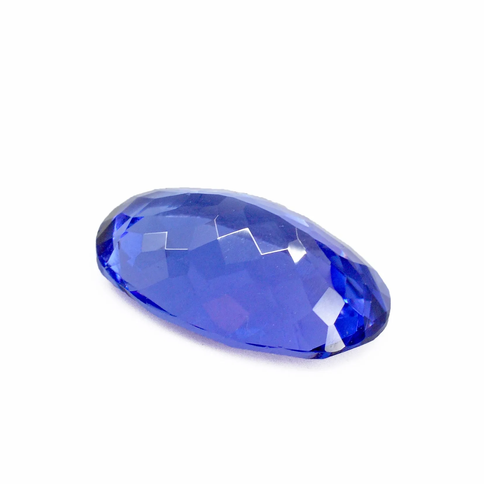 Tanzanite 13.23 mm 4.26 carats Faceted Oval Brilliant Gemstone - Tanzania