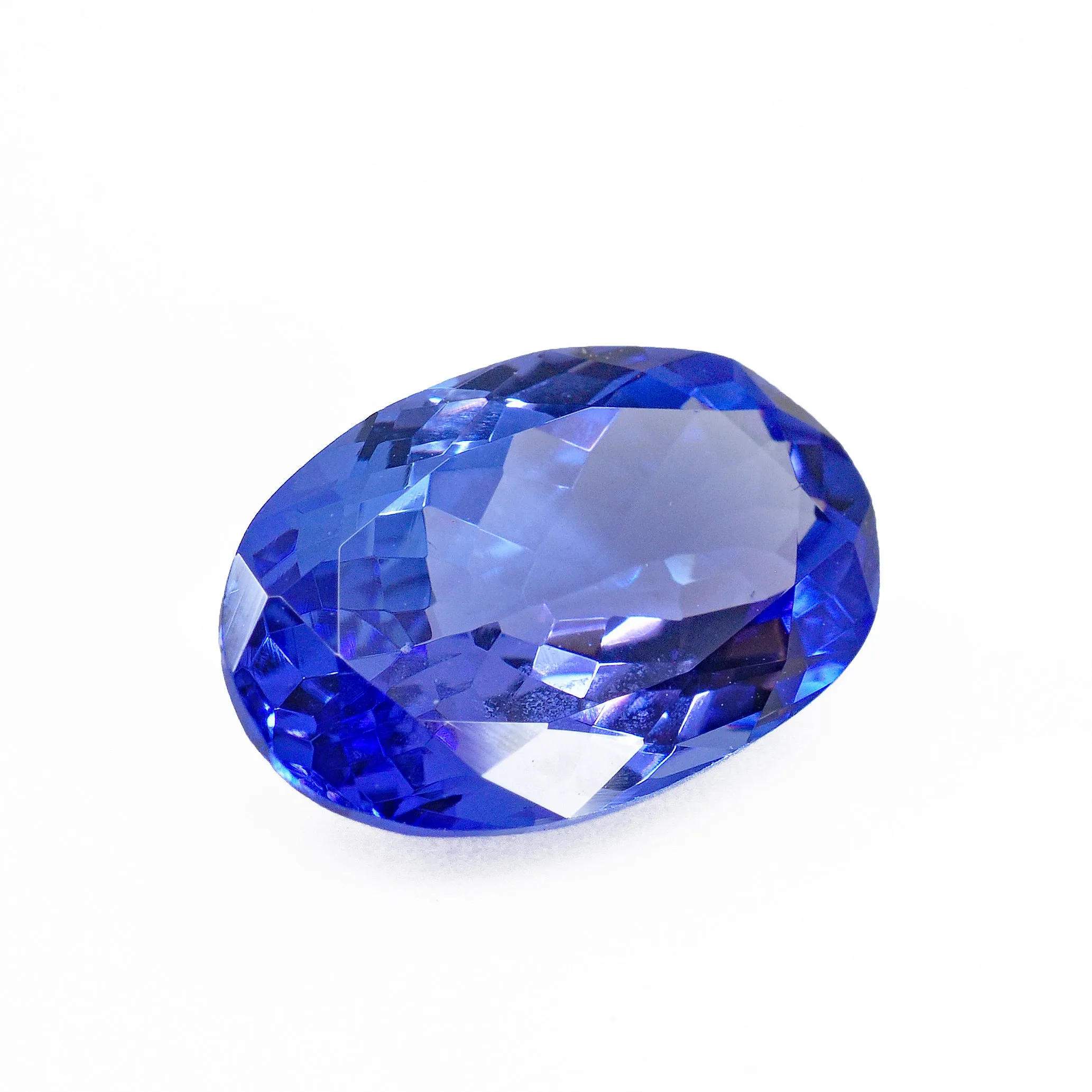 Tanzanite 13.23 mm 4.26 carats Faceted Oval Brilliant Gemstone - Tanzania