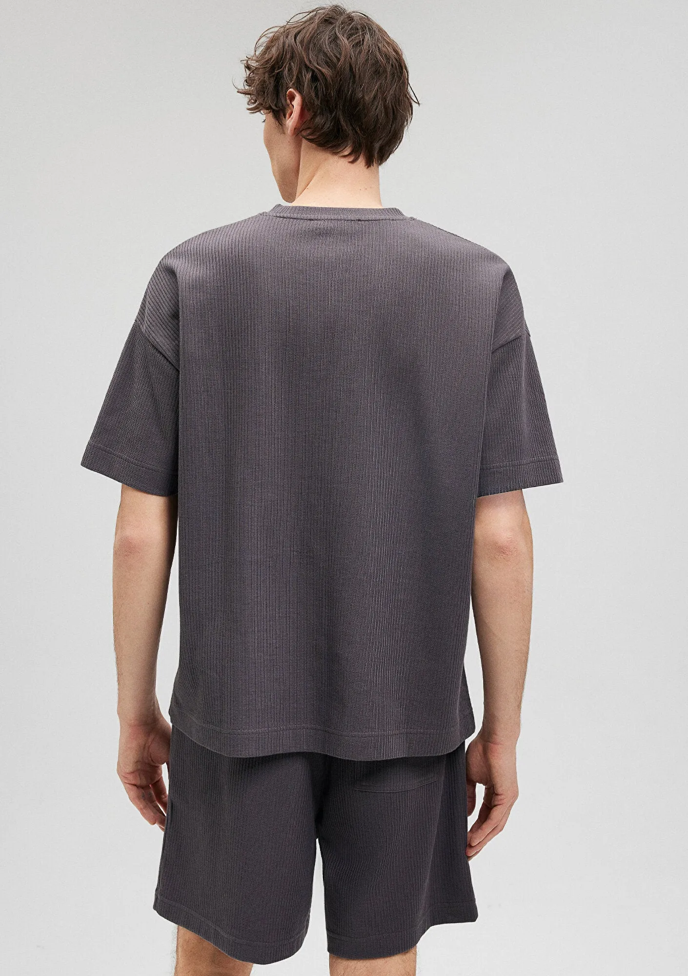 Textured Antracite T-Shirt