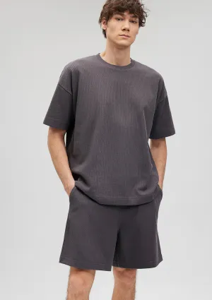 Textured Antracite T-Shirt