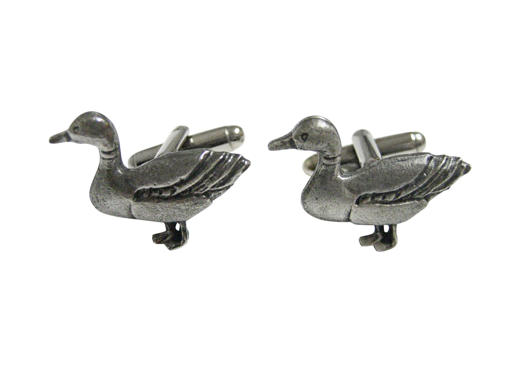 Textured Duck Bird Cufflinks