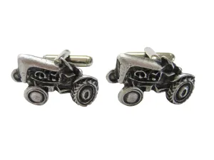 Textured Farming Tractor Cufflinks
