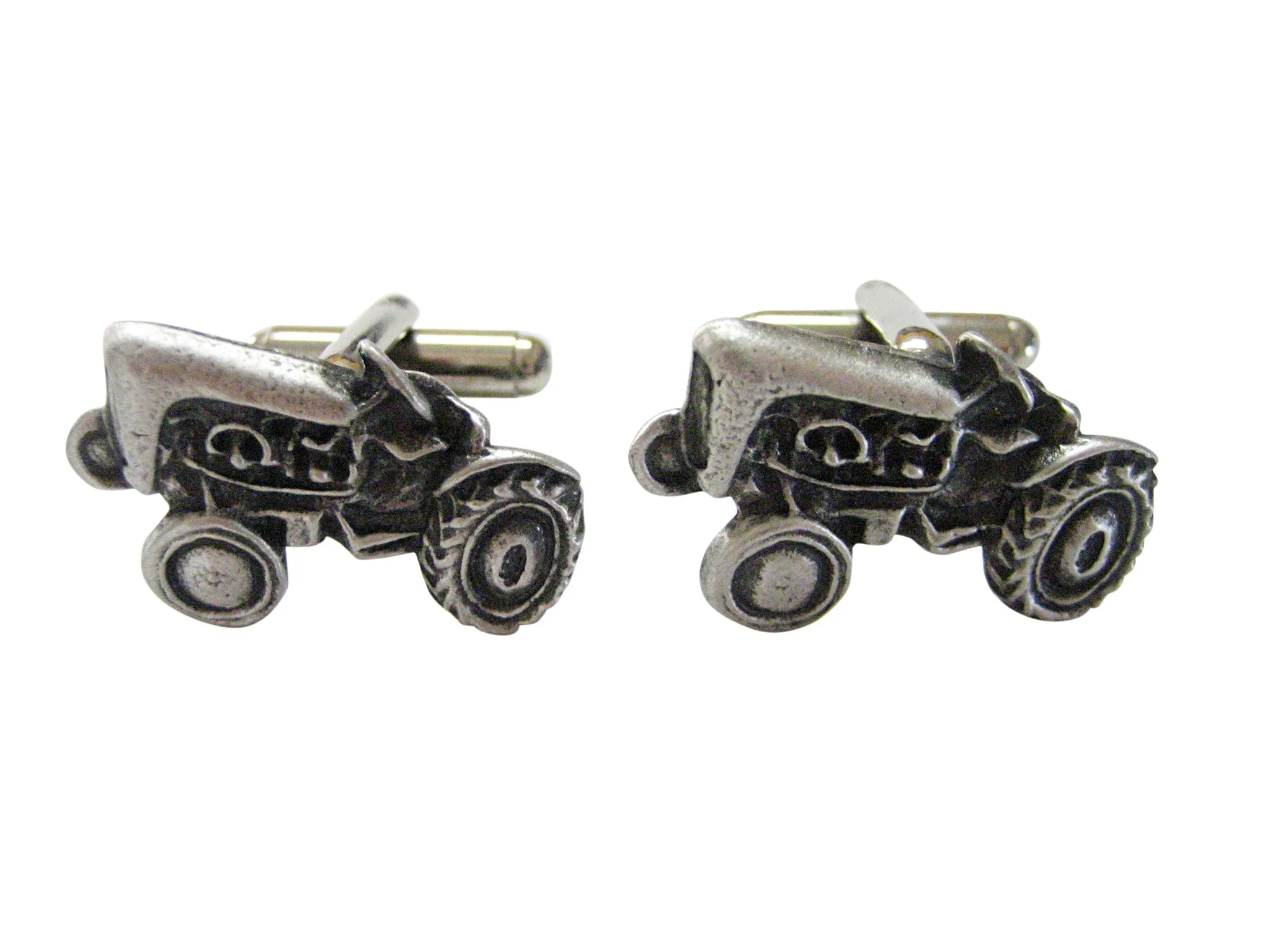 Textured Farming Tractor Cufflinks