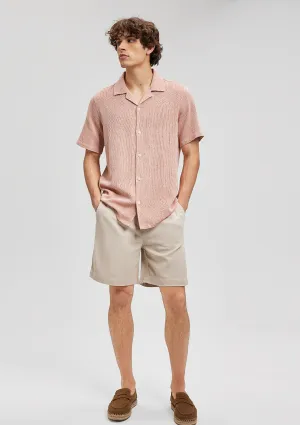 Textured Orange Shirt