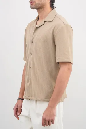 TEXTURED SAFARI SHIRT