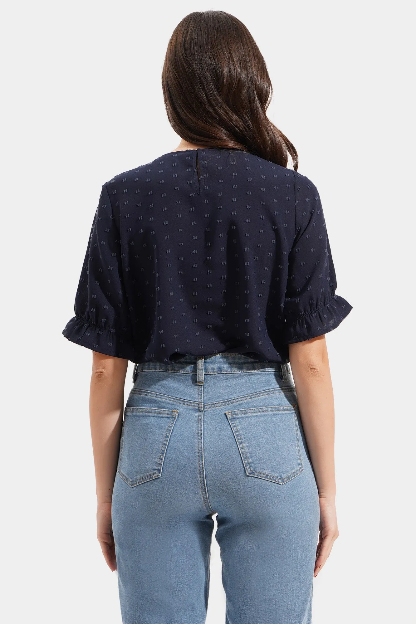 Textured Shirring Top