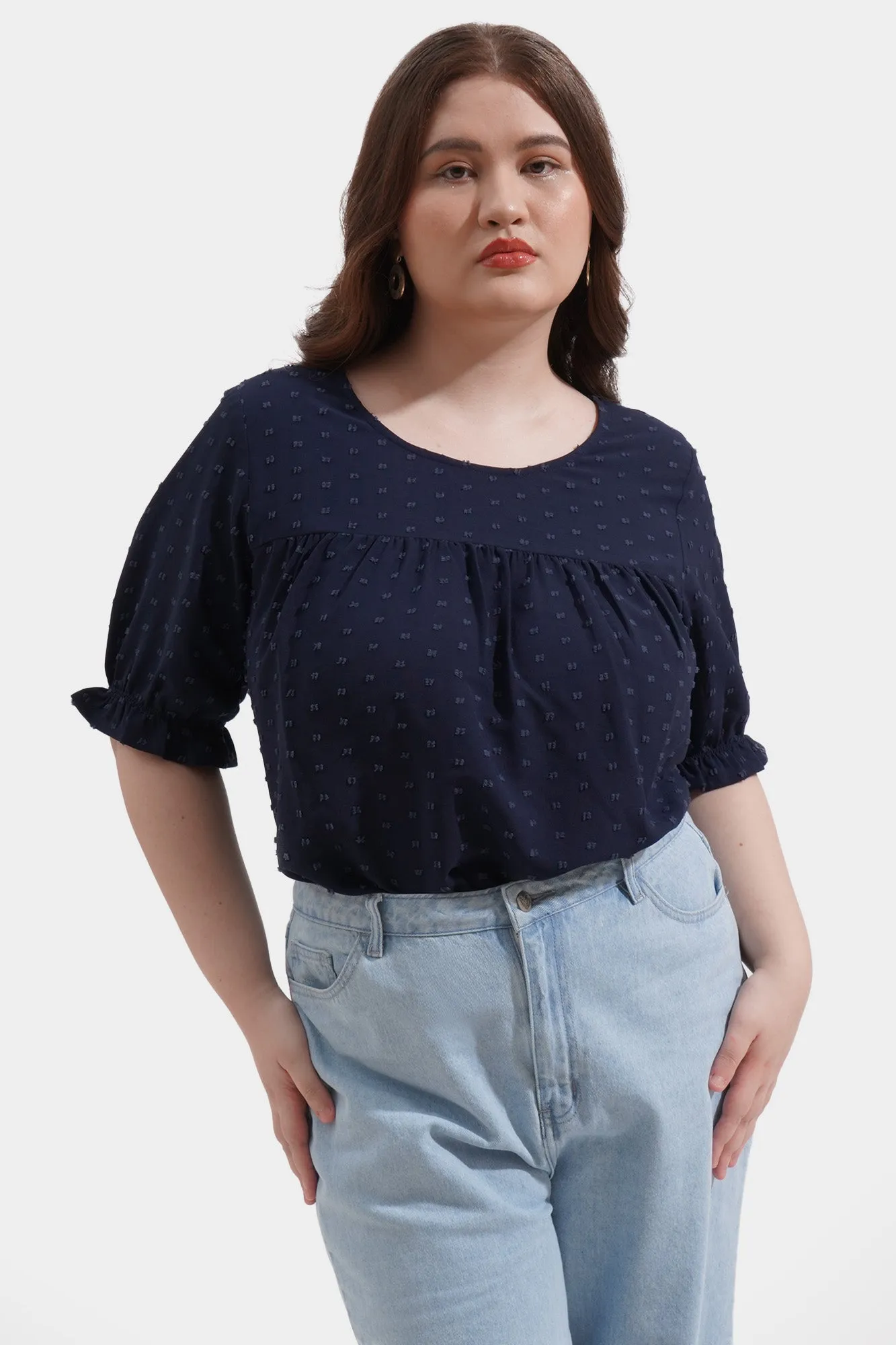 Textured Shirring Top