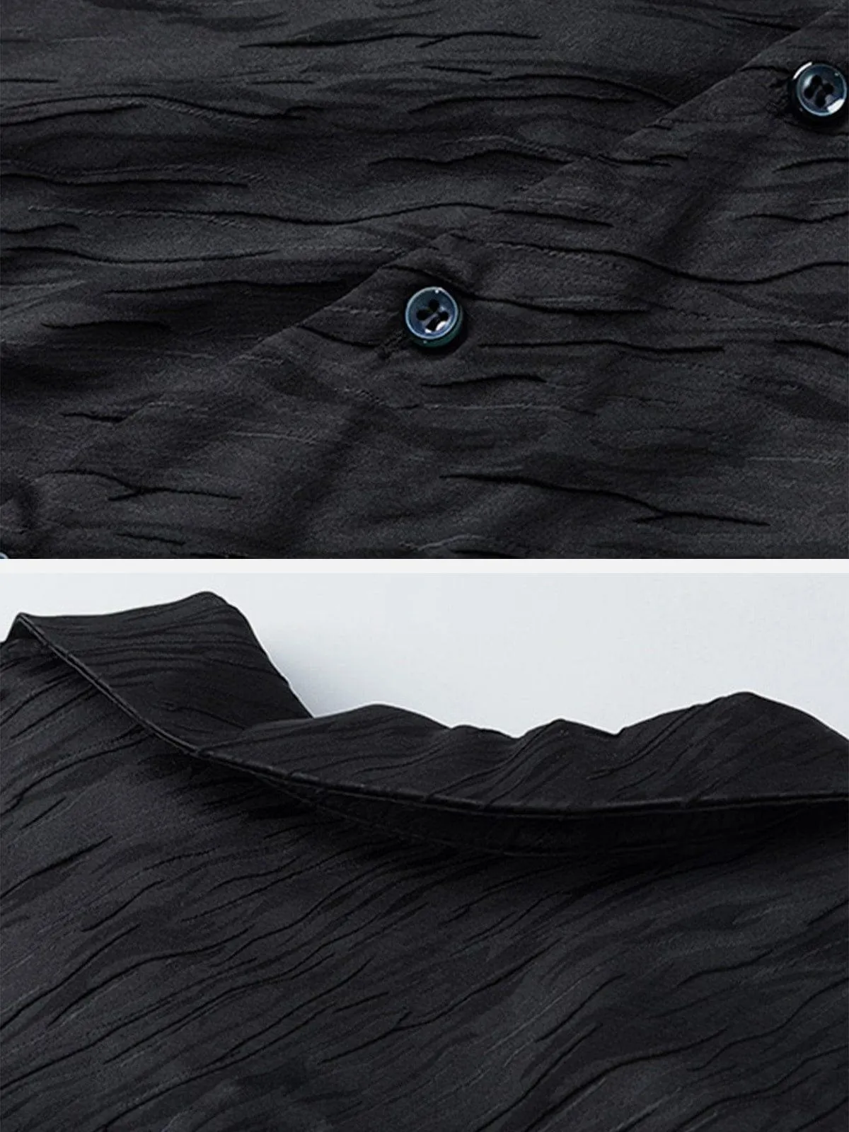 Textured Short Sleeve Shirt