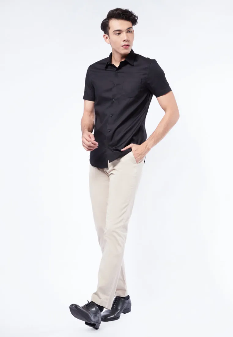 Textured Short Sleeve Shirt