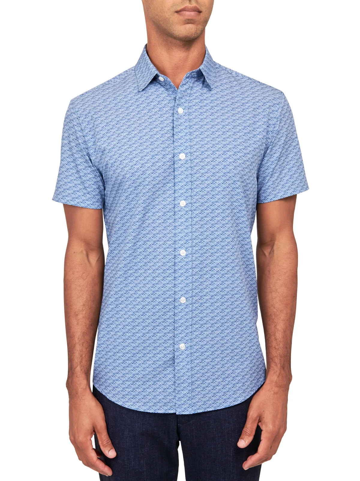 Textured Short Sleeve Shirt