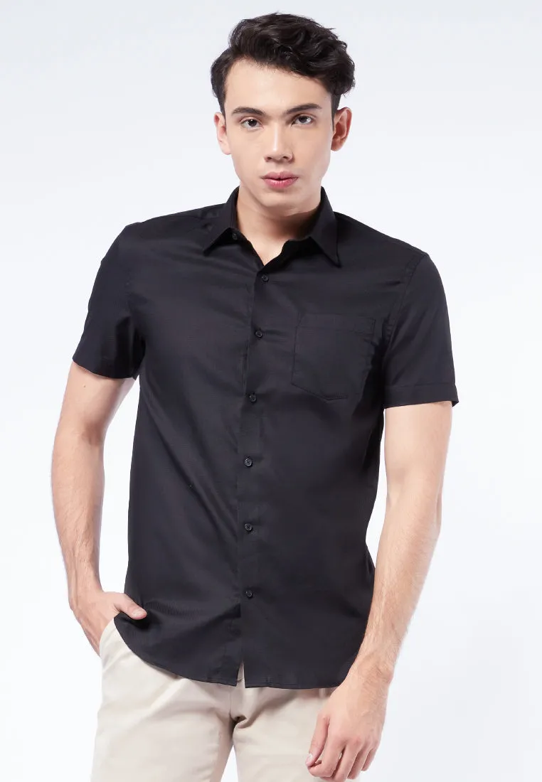 Textured Short Sleeve Shirt