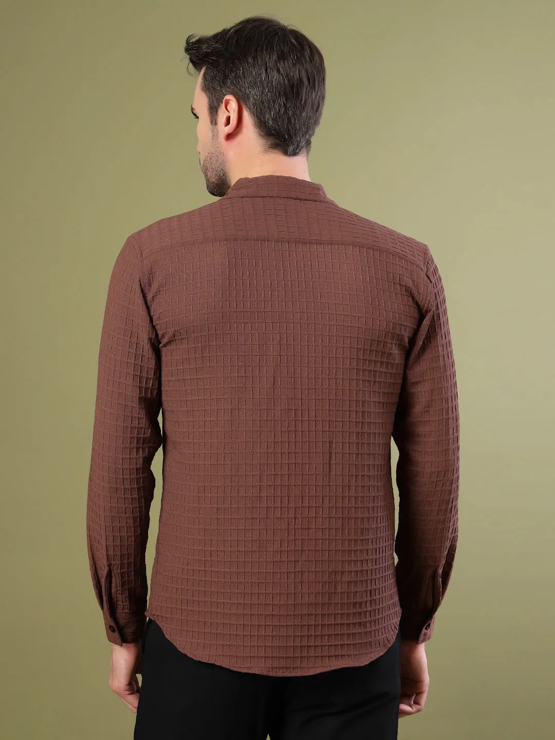 Textured Waffle Shirt