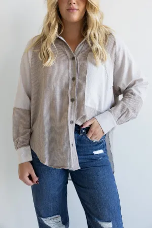 The Lila Patchwork Shirt- Final Sale