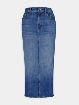 The Pencil Pusher Denim Midi Skirt