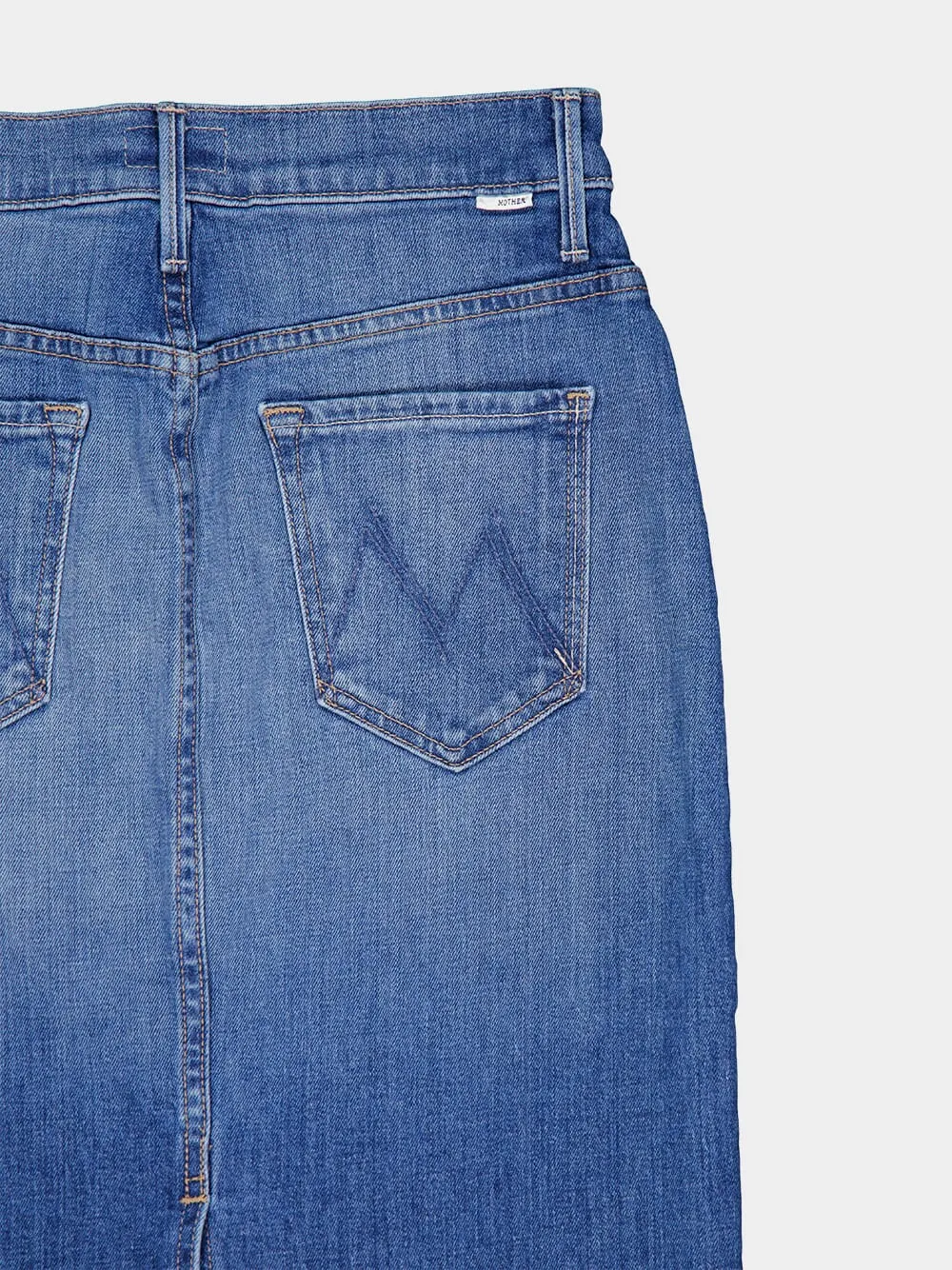 The Pencil Pusher Denim Midi Skirt