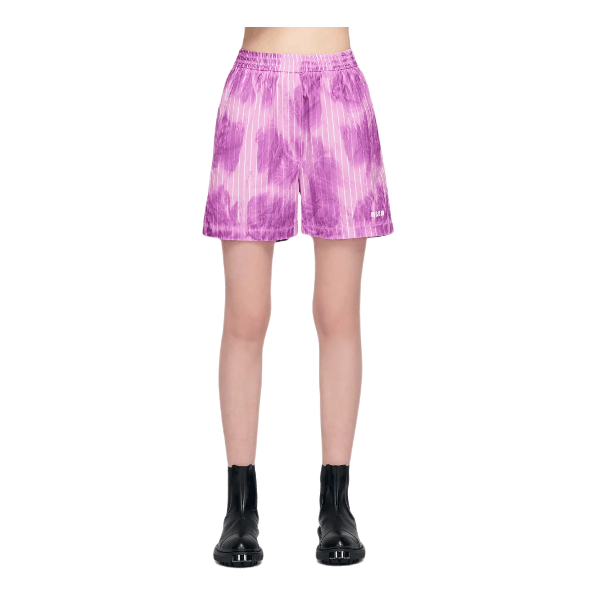 Tie Dye Loose Shorts Pink