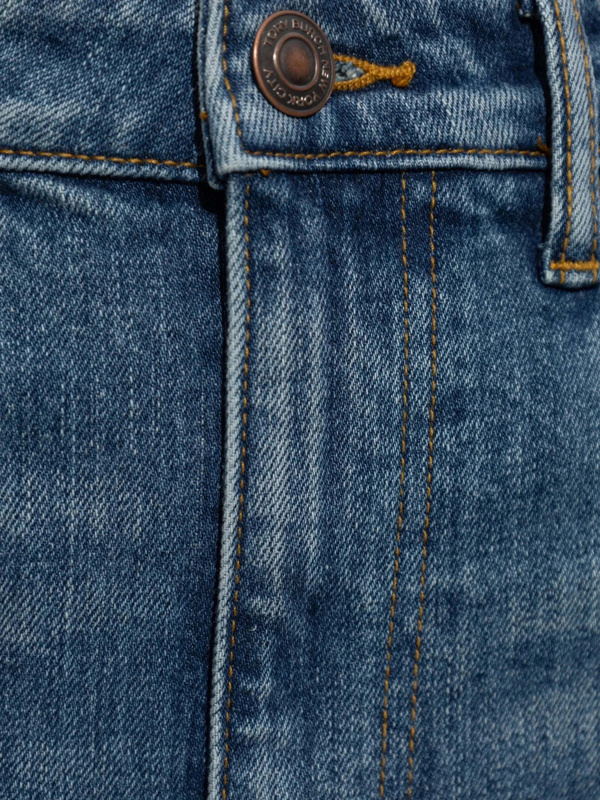 Tory Burch Slim Vintage Indigo Jeans