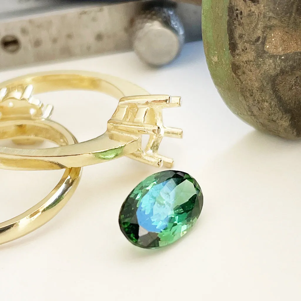 Tourmaline - Green Oval Cut - 2.63ct