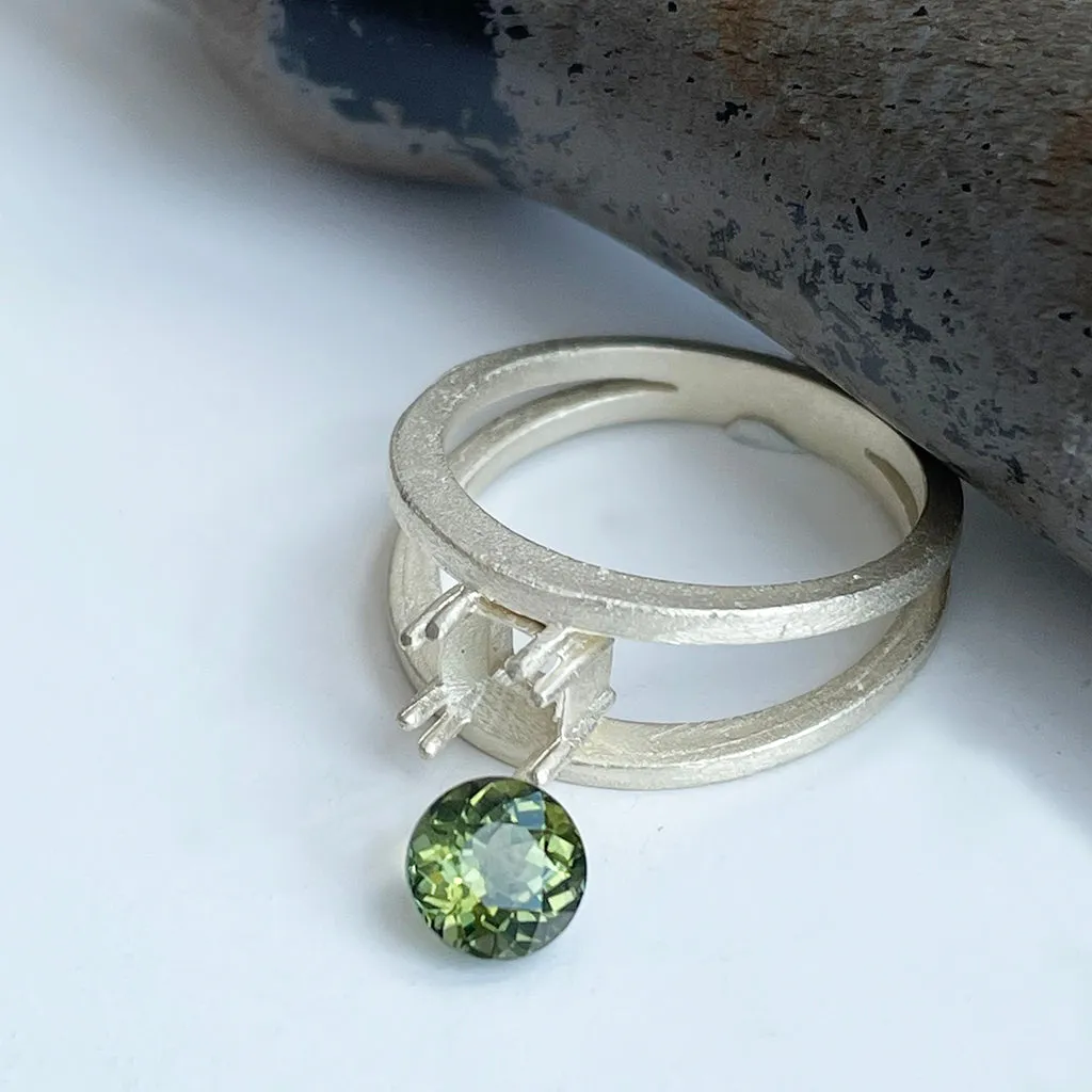 Tourmaline - Green Round Cut - 0.95ct