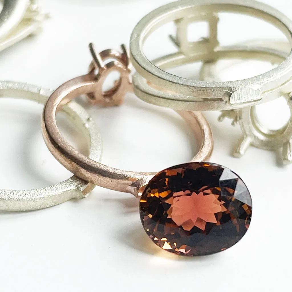 Tourmaline - Orange Oval Cut - 5.82ct