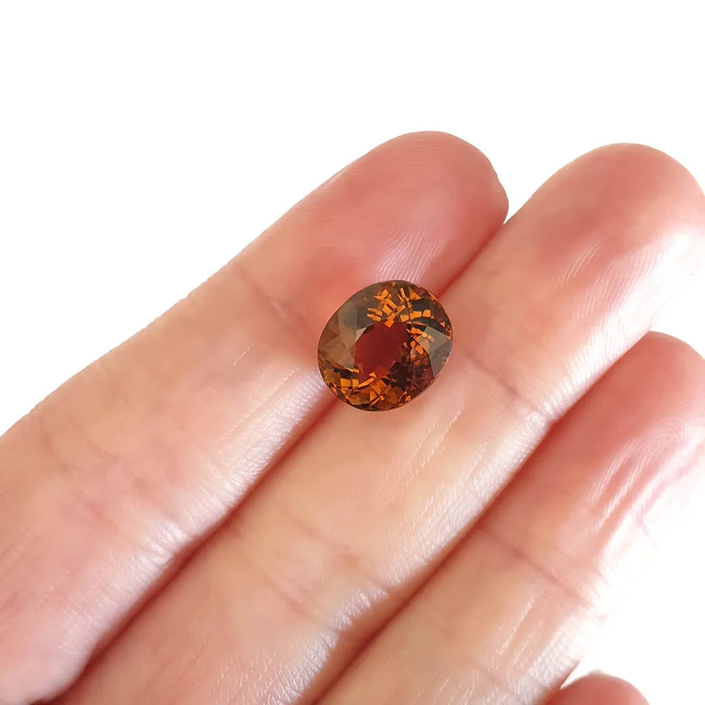 Tourmaline - Orange Oval Cut - 5.82ct