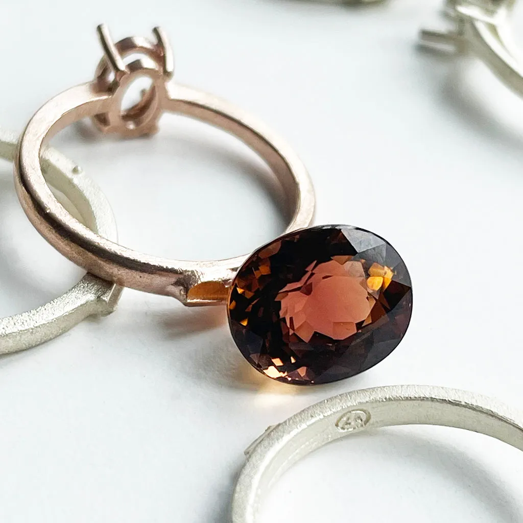 Tourmaline - Orange Oval Cut - 5.82ct