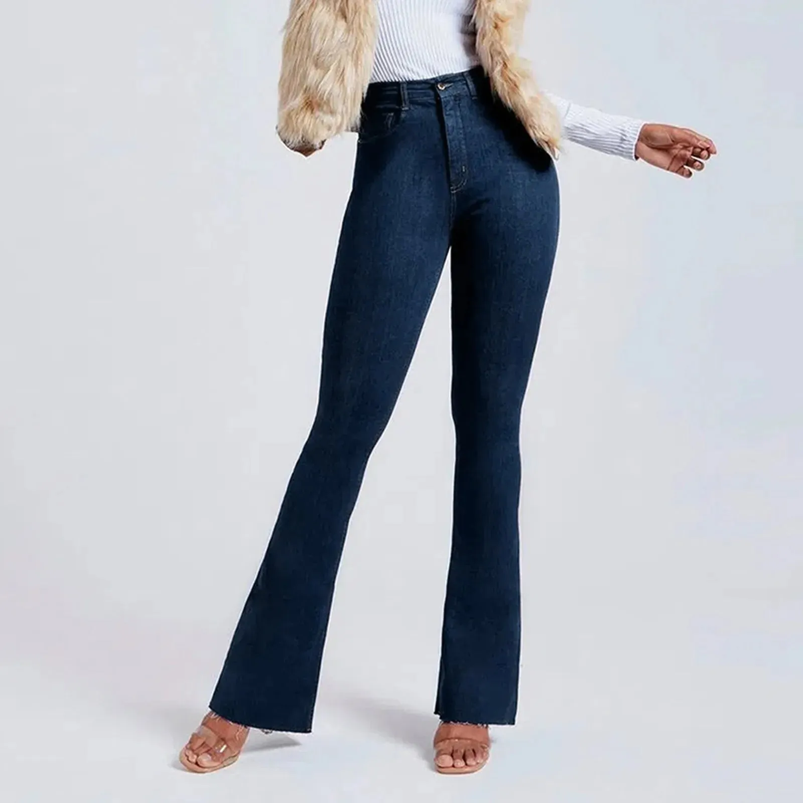 Trousers Vintage Fitting Skinny  Flare