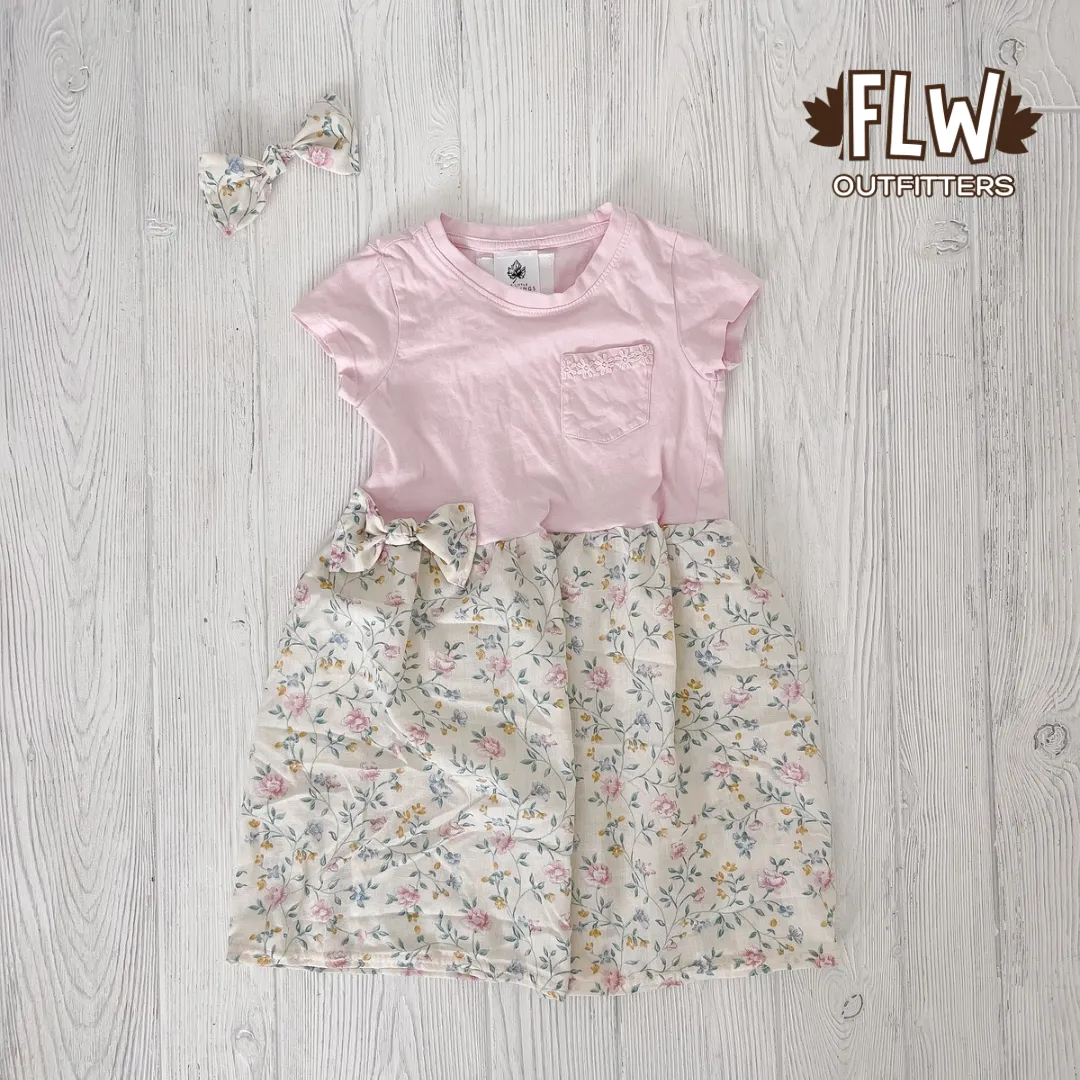 Upcycled Dress 18m-4T Mini Wildflowers