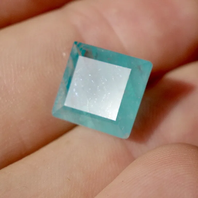 USE 6.40 ct. Grandidierite, Translucent Blue Green, Faceted, Rare