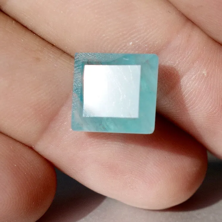 USE 6.40 ct. Grandidierite, Translucent Blue Green, Faceted, Rare