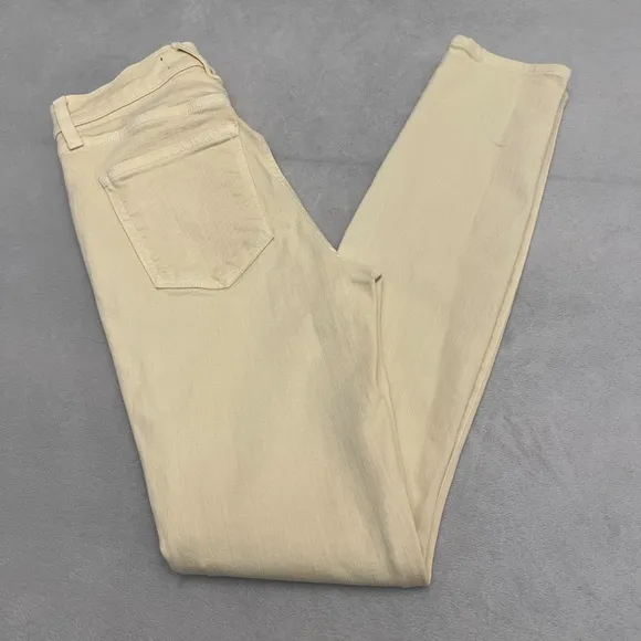 Veronica Beard Skinny Jeans Women Maera Extra High-Rise Mustard Yellow Sz 25/0