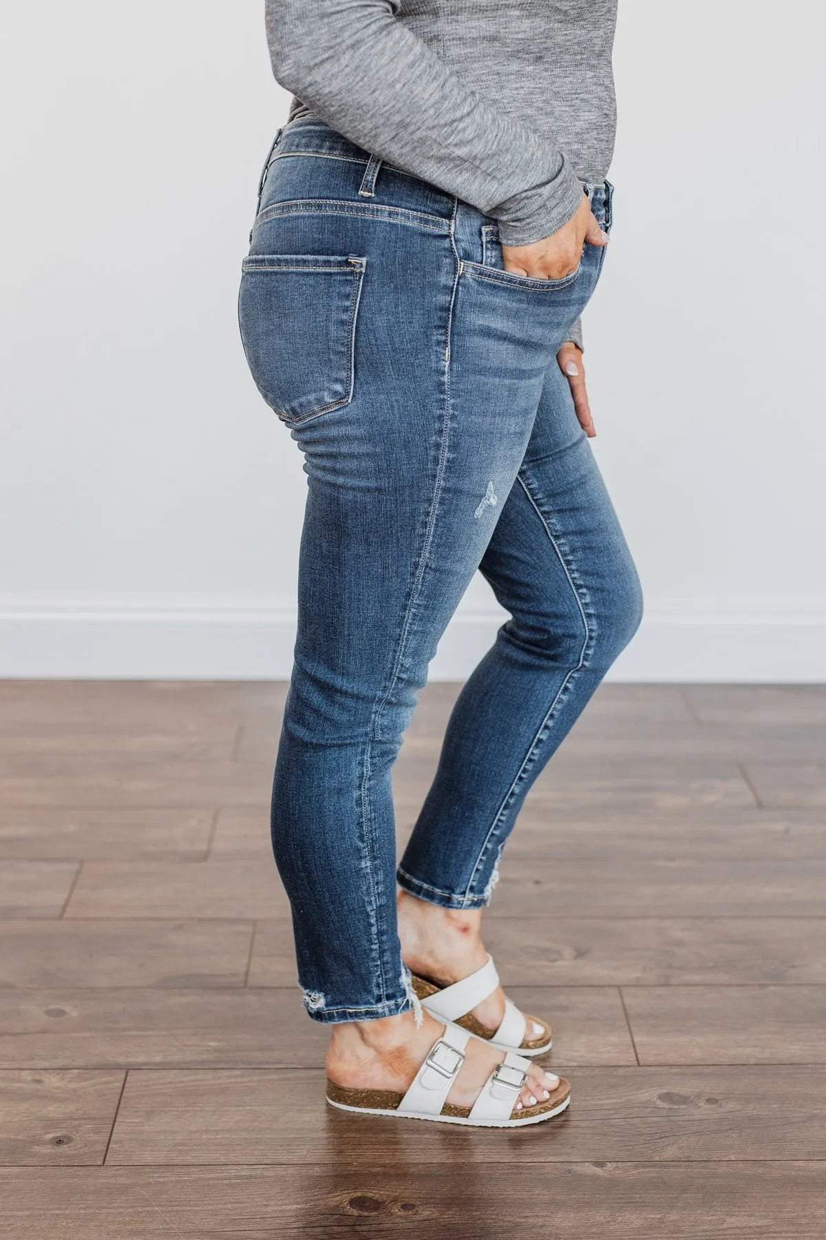 Vervet Mid-Rise Skinny Jeans- Blaire Wash