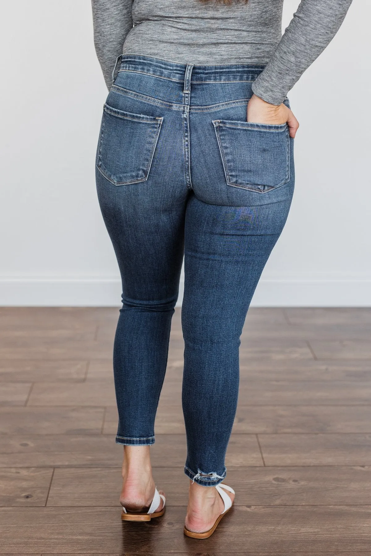 Vervet Mid-Rise Skinny Jeans- Blaire Wash