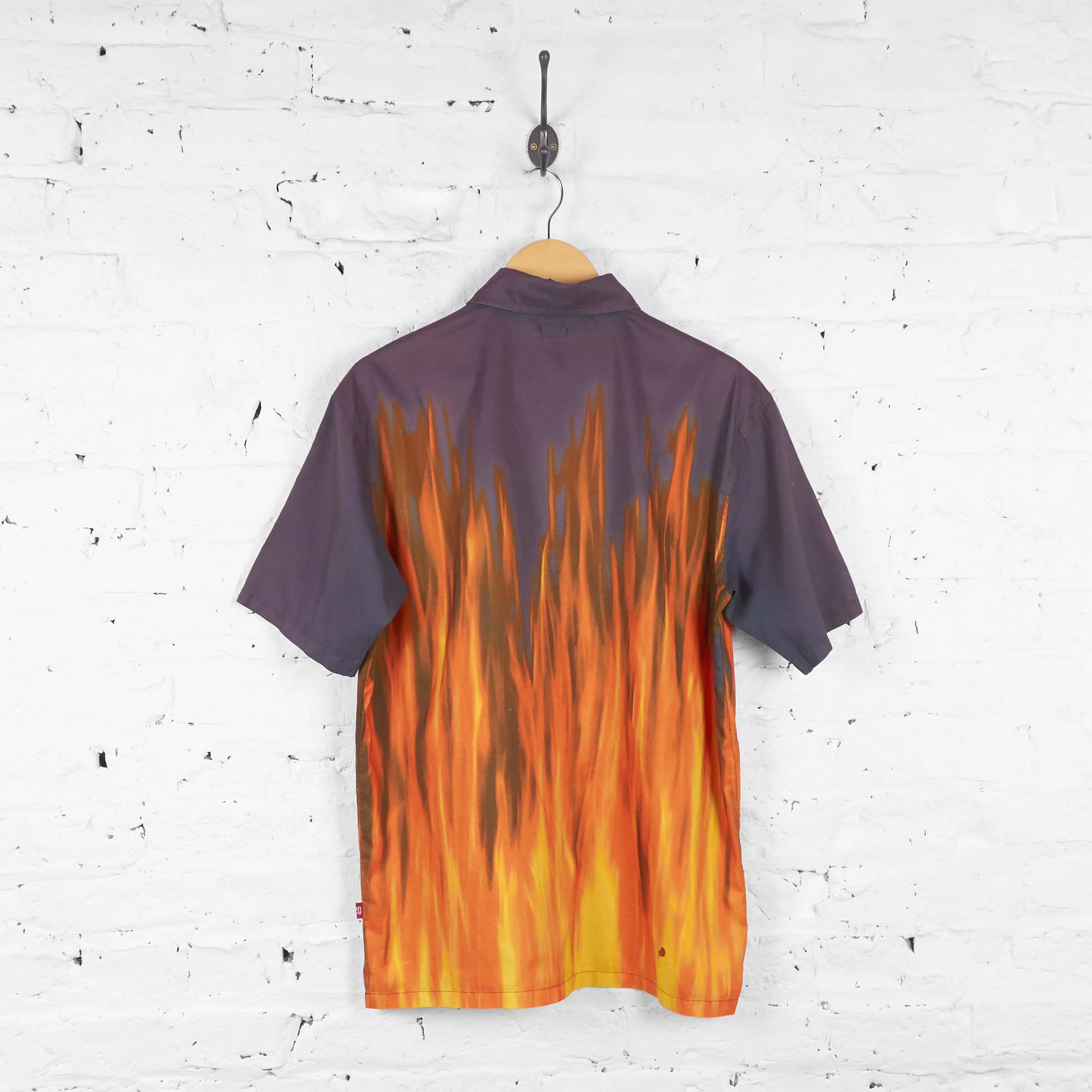 Vintage Flames Shirt - Orange - L