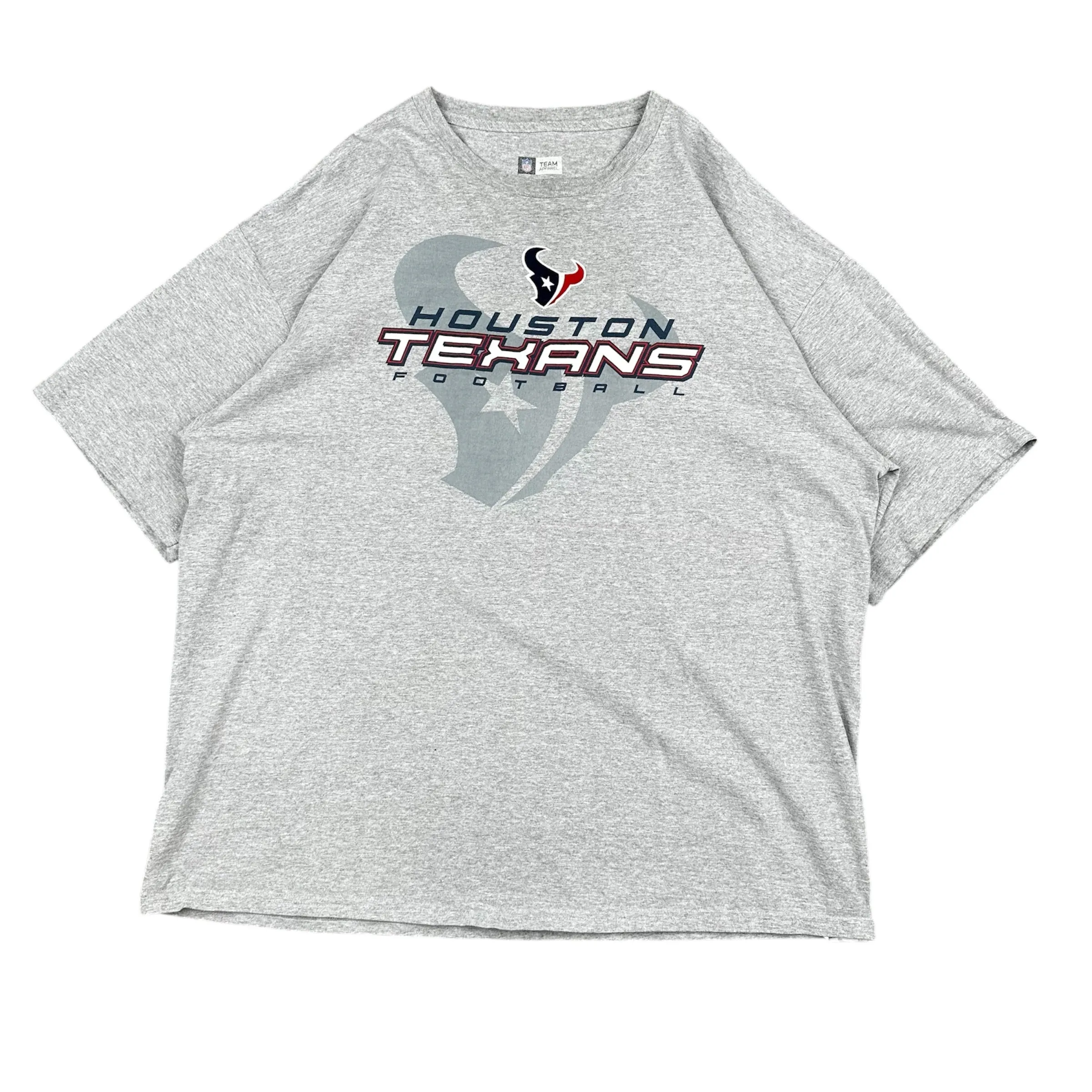 Vintage Houston Texans Football Grey T-Shirts - XXL