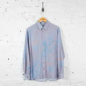 Vintage Pastel Party Shirt - Blue - L