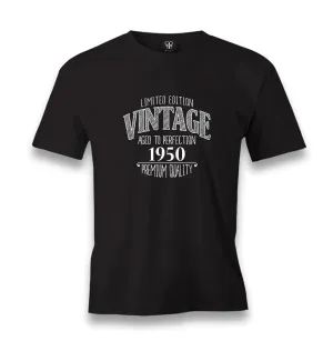 Vintage Premium 1950 Men's Black Tshirt