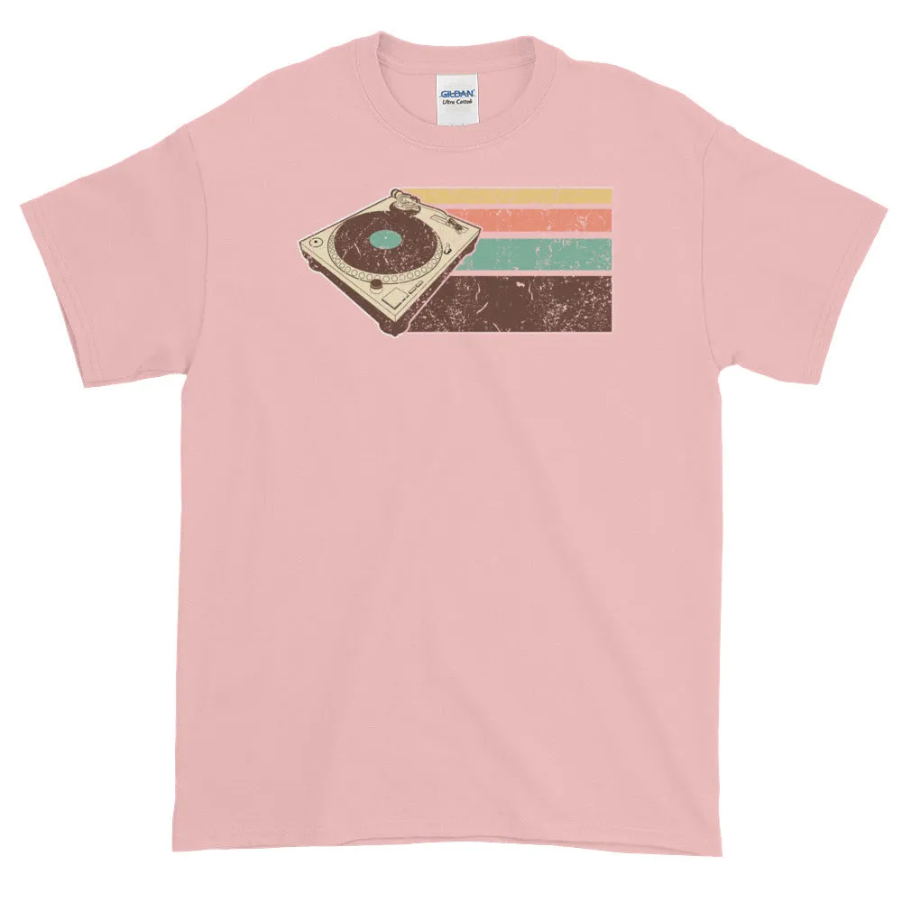 Vintage Retro DJ Turntable Hip Hop EDM Short-Sleeve T-Shirt