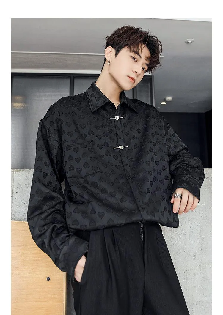 Vintage Textured Long Sleeve Shirt
