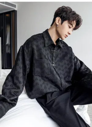Vintage Textured Long Sleeve Shirt