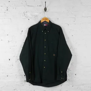 Vintage Tommy Hilfiger Shirt - Black - XL