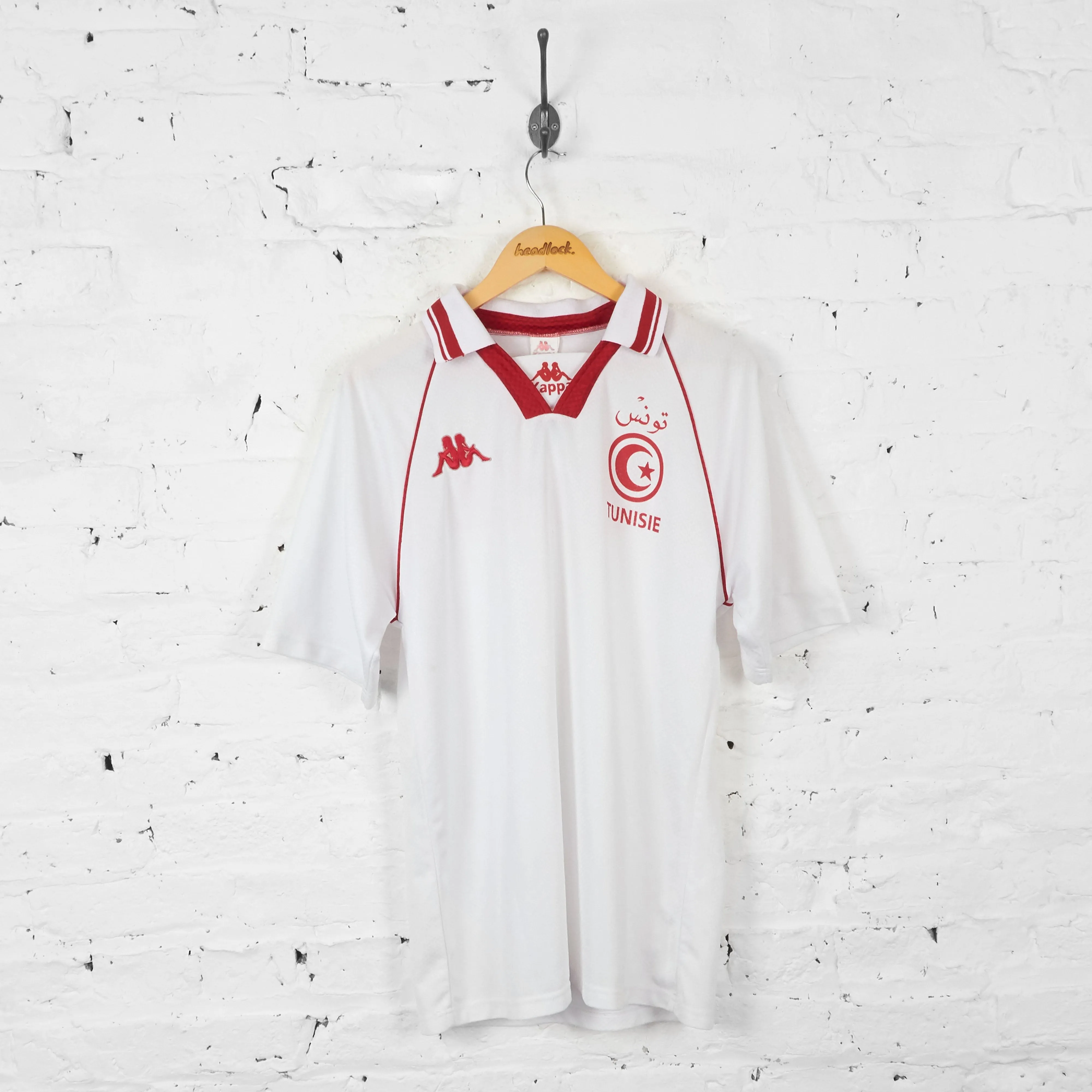Vintage Tunisia Kappa Football Shirt - White - XL