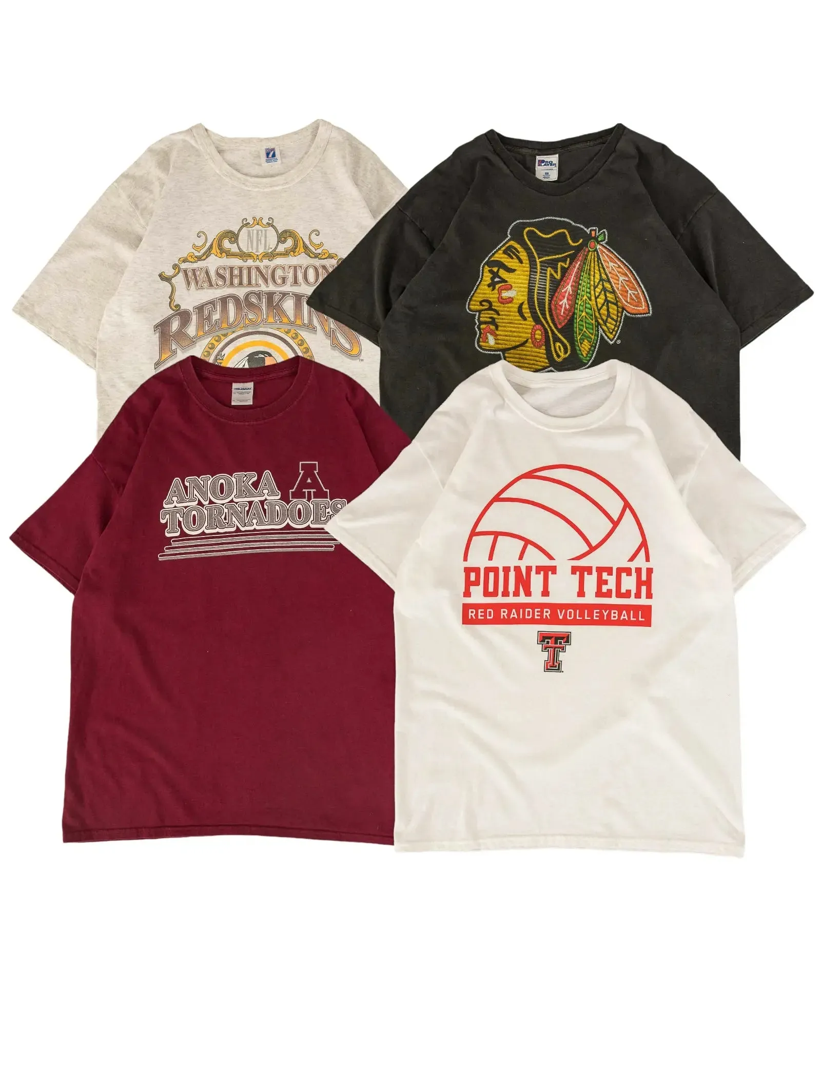 VINTAGE USA PRO SPORT/COLLEGE T-SHIRTS