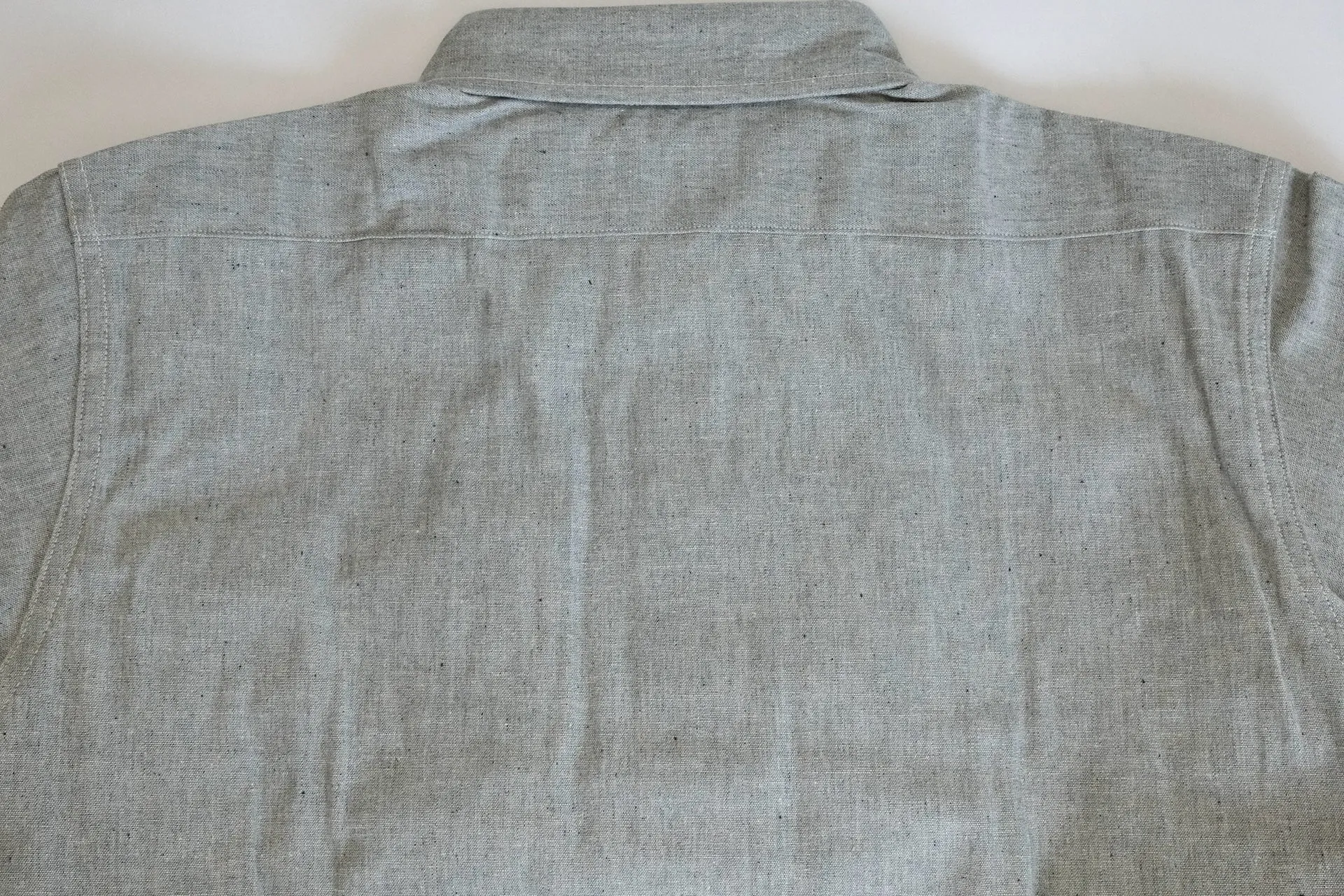 Warehouse Co. 8oz "Treton Steel" Selvage Chambray Worker Shirt (Heather Grey)